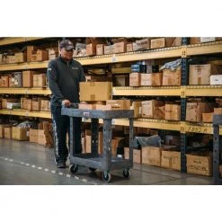 17 in. PUC-4117 Resin Utility Cart by Jet -Cheap Jet Store gray jet tool carts 141012 fa 1000