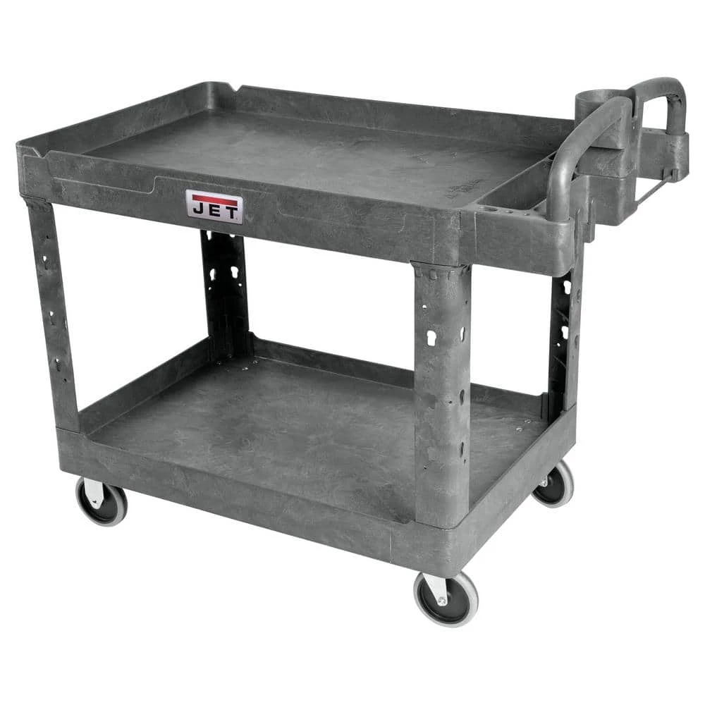500 lbs. 43 in. x 25 in., Resin Utility Cart, PUC-43x25 by Jet 3 500 lbs. 43 in. x 25 in., Resin Utility Cart, PUC-43x25 by Jet