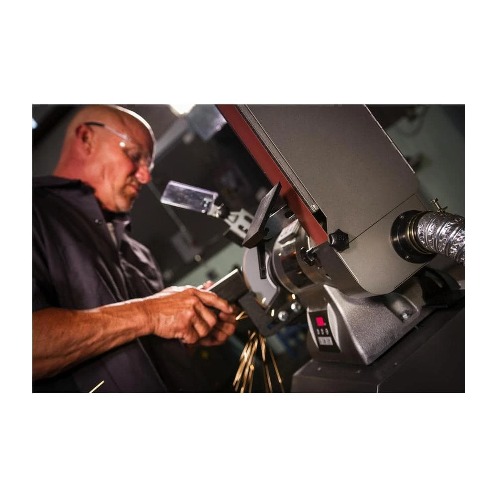 Variable Speed Combination 8 in. Industrial Grinder and 2 in. x 48 in. Belt Sander 1HP 115-Volt, IBGB-248VS by Jet 6 Variable Speed Combination 8 in. Industrial Grinder and 2 in. x 48 in. Belt Sander 1HP 115-Volt, IBGB-248VS by Jet - Image 4