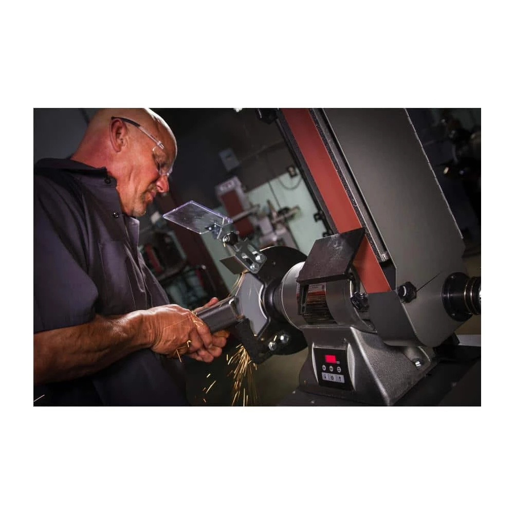 Variable Speed Combination 8 in. Industrial Grinder and 2 in. x 48 in. Belt Sander 1HP 115-Volt, IBGB-248VS by Jet 7 Variable Speed Combination 8 in. Industrial Grinder and 2 in. x 48 in. Belt Sander 1HP 115-Volt, IBGB-248VS by Jet - Image 5