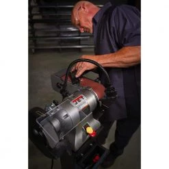 Combination 8 in. Industrial Grinder and 2 in. x 48 in. Belt Sander 1 HP 115-Volt, IBGB-248 by Jet -Cheap Jet Store jet bench grinders 578248 1f 1000