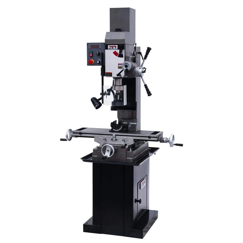JMD-45VSPF 115-Volt/230-Volt Variable Speed Square Column Geared Head Mill/Drill Press with Power Downfeed by Jet 4 JMD-45VSPF 115-Volt/230-Volt Variable Speed Square Column Geared Head Mill/Drill Press with Power Downfeed by Jet - Image 2