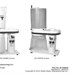 5 Micron Filter and Collection Bag Kit DC-650 by Jet -Cheap Jet Store jet dust collector accessories 708642mf 1f 1000