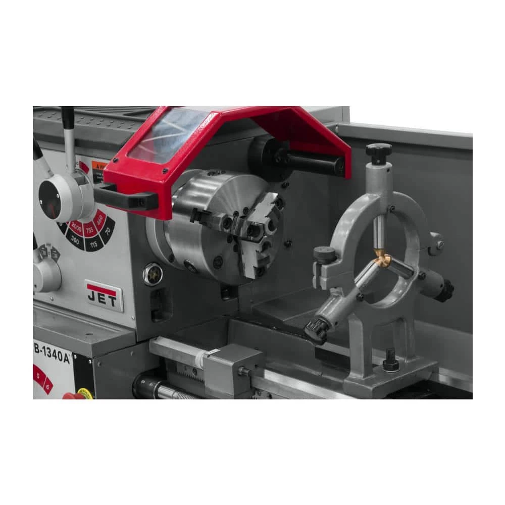 13 in. x 40 in. Geared Head Metalworking Bench Lathe without Stand, 2 HP 230-Volt 1PH, GHB-1340A by Jet 7 13 in. x 40 in. Geared Head Metalworking Bench Lathe without Stand, 2 HP 230-Volt 1PH, GHB-1340A by Jet - Image 5