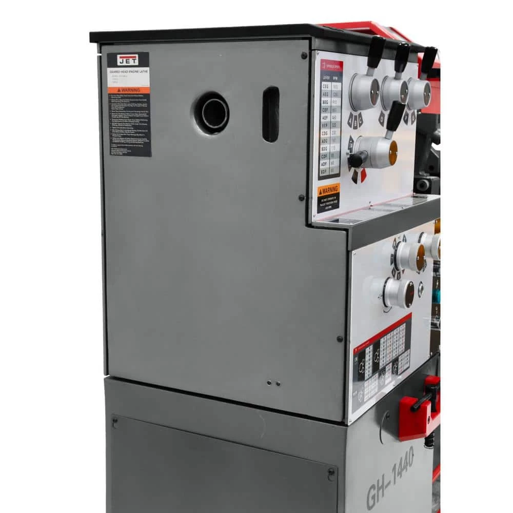 GH-1440-3,14x40 Geared Head Metalworking Lathe 3HP, 230/460-Volt, 3Ph by Jet 7 GH-1440-3,14x40 Geared Head Metalworking Lathe 3HP, 230/460-Volt, 3Ph by Jet - Image 5