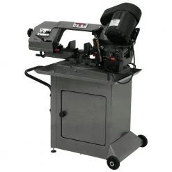 1/2 HP 5 in. x 6 in. Mitering Metalworking Horizontal Band Saw with Closed Stand, 3-Speed, 115/230-Volt, HBS-56S by Jet