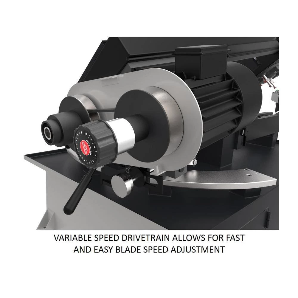 8 in. x 13 in. 1-1/2 HP, 115-Volt/230-Volt Metalworking Variable Speed Bandsaw 1Ph by Jet 5 8 in. x 13 in. 1-1/2 HP, 115-Volt/230-Volt Metalworking Variable Speed Bandsaw 1Ph by Jet - Image 3