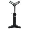 23 in. to 38.5 in. 2,000 lbs. Capacity Stationary V-Style Material Roller Stand by Jet