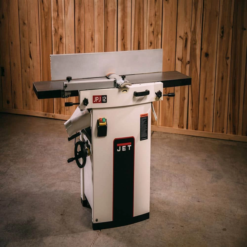 230-Volt, JJP-12 3 HP 12 in. Industrial Woodworking Planer and Jointer Combo with Closed Stand by Jet 4 230-Volt, JJP-12 3 HP 12 in. Industrial Woodworking Planer and Jointer Combo with Closed Stand by Jet - Image 2
