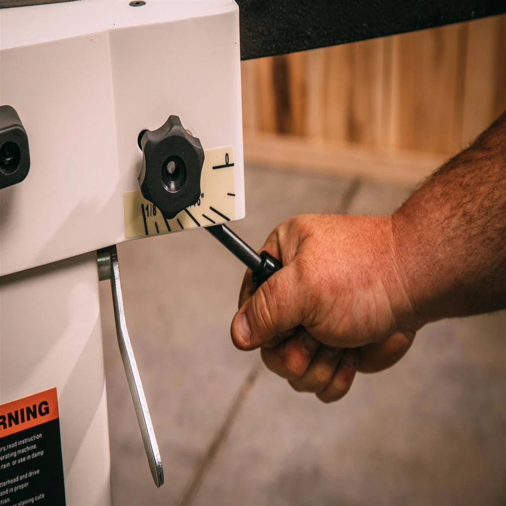 230-Volt, JJP-12 3 HP 12 in. Industrial Woodworking Planer and Jointer Combo with Closed Stand by Jet 9 230-Volt, JJP-12 3 HP 12 in. Industrial Woodworking Planer and Jointer Combo with Closed Stand by Jet - Image 7